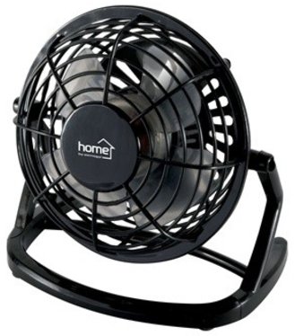 Ventilátor stolný USB čierny 10cm