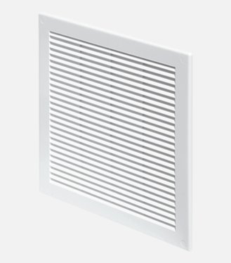Vetracia mriežka so siet. 200x200 biela