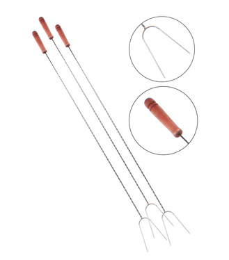 Vidlica grilovacia 130cm dr.ruč. 1ks