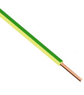 Vodič CY 4 žltozelený H07V-U