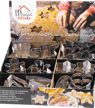 Vykrajovačka MagicHome, na pečenie, Vianoce, formička, 6 vzorov
