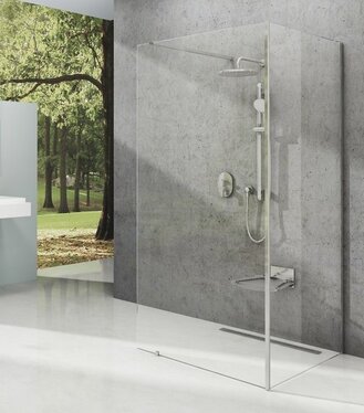 Walk-In Corner 120x80, lesk+transparent