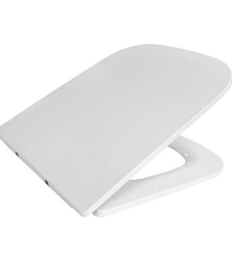 WC sedátko Slim hranaté duroplast SoftClose biele