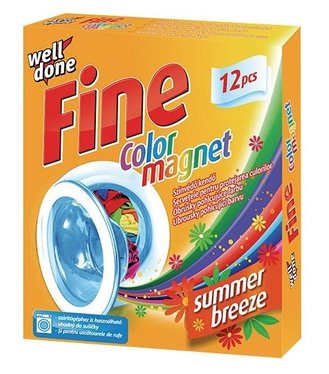 WellDone Fine Obrúsky na pranie pohlcujúce farbu voňavé Summer breeze 12ks