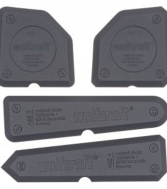 Wolfcraft Hladidlo na škáry, sada 4ks