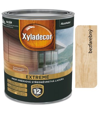 Xyladecor EXTREME Bezfarebný profi, strednovrstvová lazúra 0,75l