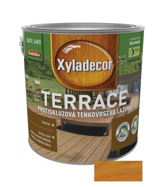 Xyladecor Lazúra protišmyková tenkovrstvá terrace borovica 2,5l