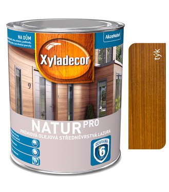 Xyladecor Natur Pro týk 0,75l -  olejová strednovrstvá lazúra