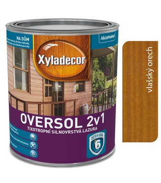 Xyladecor Silnovrstvá lazúra oversol 2v1 Vlašský orech 2,5l