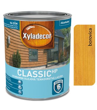 Xyladecor Tenkovrstvá lazúra classic HP borovica 0,75l