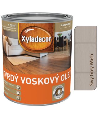 Xyladecor tvrdý voskový olej sivý Grey Wash 0,75l