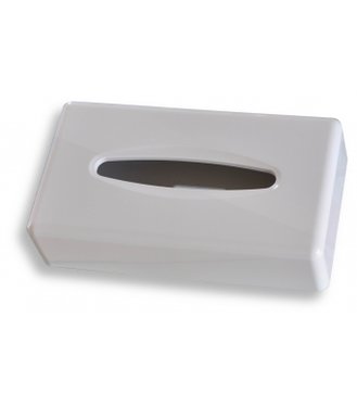 Zásobník na papierové vreckovky biely 140mm x 255mm x 60mm
