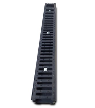 Žľab KGS BB Light 100/130 PP plast+liat. rošt C-25t