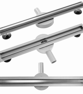 Žľab odtokový Neo Slim Pro nickel brush inox 600
