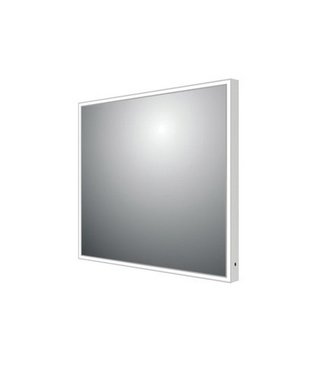Zrkadlo BLZ20 Frame s LED osvetlením 60x60x3.2cm s rámom