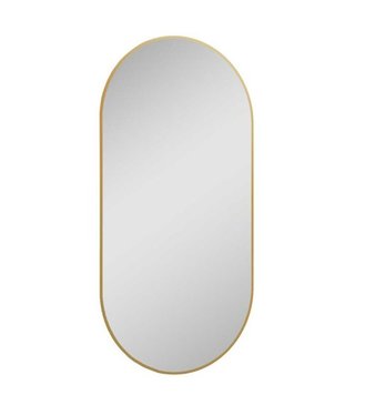 Zrkadlo lotosan Bean Led 52x92cm,zlatá