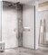 Sprchová stena Walk In Wall-110 v.200 black+transparent