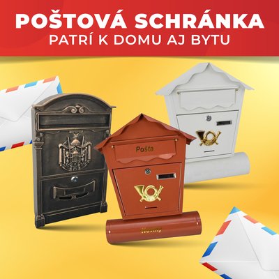 Poštová schránka patrí k domu aj bytu