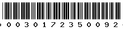 0030172350092 0030172350092