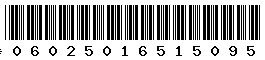 06025016515095 06025016515095