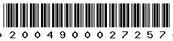 2004900027257 2004900027257