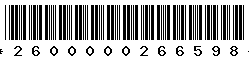 2600000266598 2600000266598
