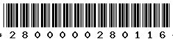 2800000280116 2800000280116