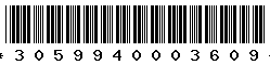 3059940003609 3059940003609