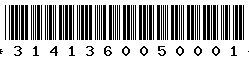 3141360050001 3141360050001