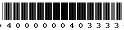4000000403333 4000000403333