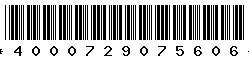 4000729075606 4000729075606