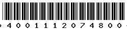 4001112074800 4001112074800