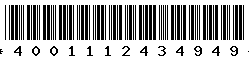4001112434949 4001112434949