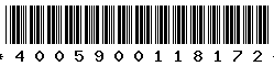 4005900118172 4005900118172
