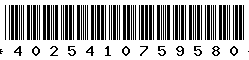 4025410759580 4025410759580