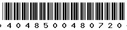 4048500480720 4048500480720