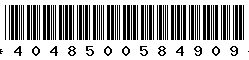 4048500584909 4048500584909