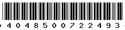 4048500722493 4048500722493