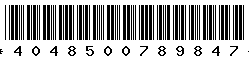 4048500789847 4048500789847
