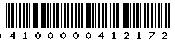 4100000412172 4100000412172