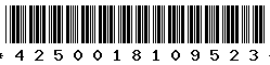 4250018109523 4250018109523