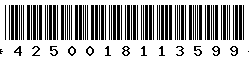 4250018113599
