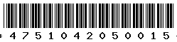 4751042050015 4751042050015