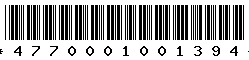 4770001001394 4770001001394