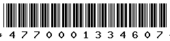 4770001334607 4770001334607