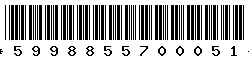 5998855700051 5998855700051