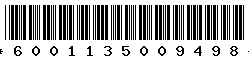 6001135009498 6001135009498