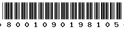 8001090198105 8001090198105