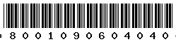 8001090604040 8001090604040