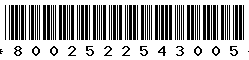 8002522543005 8002522543005